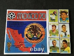 Panini Set Complet + Album Vide Stickers World Cup Mexico 70 Replica