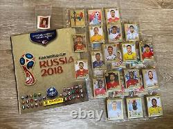 Panini WC World Cup Russia 2018 Album Empty + Set Complet Swiss Gold Edition