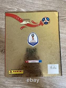 Panini WC World Cup Russia 2018 Album Empty + Set Complet Swiss Gold Edition