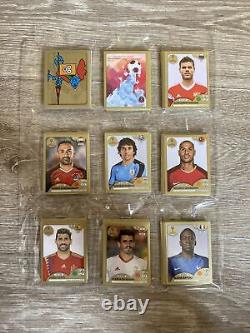 Panini WC World Cup Russia 2018 Album Empty + Set Complet Swiss Gold Edition