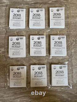 Panini WC World Cup Russia 2018 Album Empty + Set Complet Swiss Gold Edition