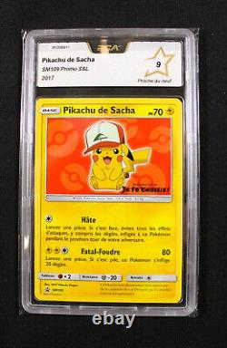 Pikachu Je te choisis! Set complet lot de 7 Cartes gradées PCA9 8