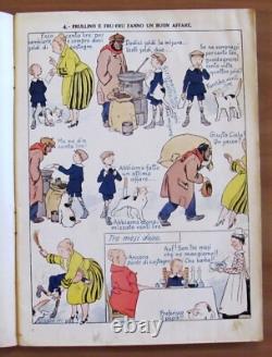 Pinchon Les Aventures De Frullino Éd. Sonzogno, 1931-39 5 Albums Complets