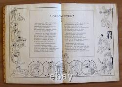 Pinchon Les Aventures De Frullino Éd. Sonzogno, 1931-39 5 Albums Complets