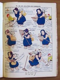 Pinchon Les Aventures De Frullino Éd. Sonzogno, 1931-39 5 Albums Complets