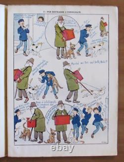 Pinchon Les Aventures De Frullino Éd. Sonzogno, 1931-39 5 Albums Complets