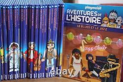Playmobil / Collection Complete 70 Livres / Les Aventures De L'histoire / Altaya