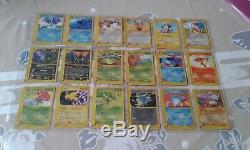 Pokemon AQUAPOLIS COMPLETE SET DE BASE 151 CARDS /147 NO HOLO NO CRYSTAL MP+++
