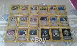 Pokemon AQUAPOLIS COMPLETE SET DE BASE 151 CARDS /147 NO HOLO NO CRYSTAL MP