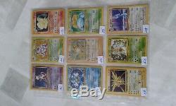 Pokemon Set De Base Unlimited 102 Cards Complete Set. Mp/lp