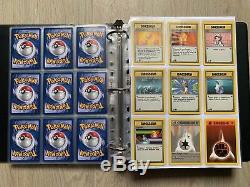Pokémon Set de Base Lot complet Communes + non communes + rares Edition 1