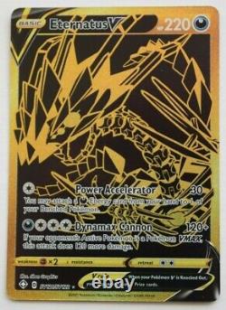 Pokemon TCG Brillant Fates Vault Complet Art Doré Carte SV121/SV122 Eternatus V