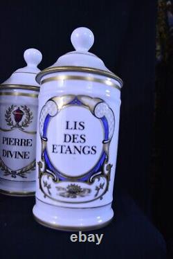 Pots à pharmacie Collection complète'Au pot de Galien' x Limoges