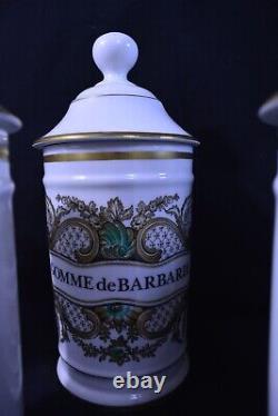 Pots à pharmacie Collection complète'Au pot de Galien' x Limoges