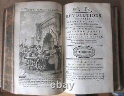 Prudhomme Revolutions De Paris Collection Complete 1789-94 Eo Cartes Gravures