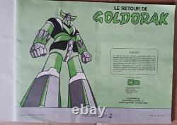 RARE ALBUM IMAGES (façon panini) Le retour de GOLDORAK COMPLET vintage 1982