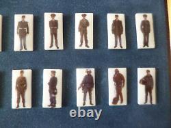 RARE cadre collection complète PIN's GENDARMERIE des origines en porcelaine