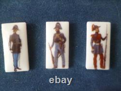 RARE cadre collection complète PIN's GENDARMERIE des origines en porcelaine