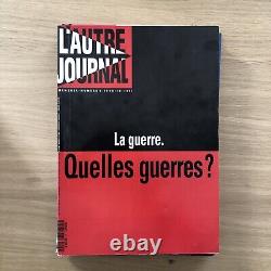 REVUE L'AUTRE JOURNAL Collection Complète de 1990 à 2013 (62 exemplaires)