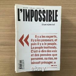 REVUE L'AUTRE JOURNAL Collection Complète de 1990 à 2013 (62 exemplaires)