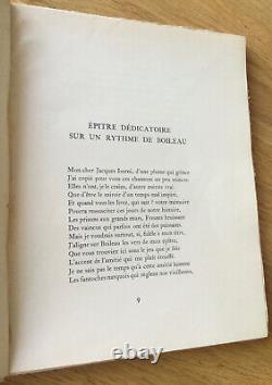 R. Brasillach Poèmes De Fresnes Eo Collective Complète Be 1946