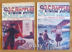Raffles Dernières Aventures De Lord Lister Éd. EIA 1935 Fasc. 1/22 Complet