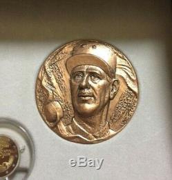 Rare Coffret Prestige 2 Euro 2010 BE + 2 Médailles Bronze De Gaulle Complet