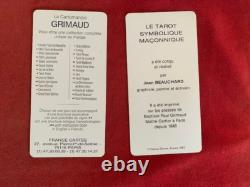 Rare Eo Jeu De Cartes Tarot Maconniques Jean Beauchard Complet 1987