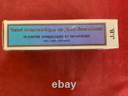 Rare Eo Jeu De Cartes Tarot Maconniques Jean Beauchard Complet 1987