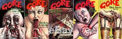 Rare Eo Série Complète 10 Livres Collection Gore Couvertures De Roland Topor