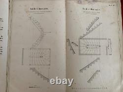Rare Eo Traite Complet Et Pratique De La Construction Des Escaliers 1853