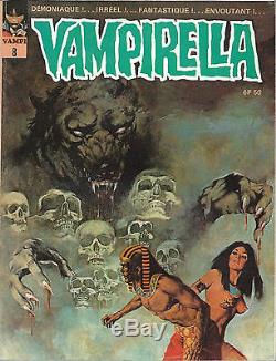 Rare Revue Vampirella Tête De Série N° 1 À 12 + Rare Poster Par Frank Frazetta