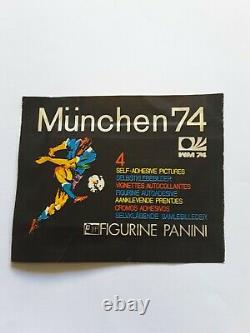 Rarissime! Pochette d'origine scellée panini football WC Munich 74
