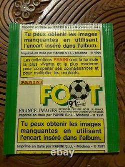 Rarissime! Pochette panini football championnat de France 91