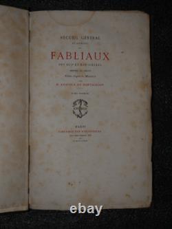 Recueil général complet des fabliaux des XIIIe et XIVe siècles 1868 MONTAIGLON