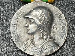 S7C Superbe médaille de la campagne de Chine 1900 1901 complète french medal