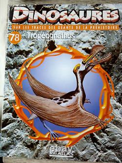 SUPERBE collection complète des 78 n° DINOSAURES ATLAS 1993 à 1998 + 60 cartes
