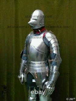 Sca Jeu de Rôle 18GA 15ct Médiévale Complet Corps Armor Suit Avec Buste D Casque