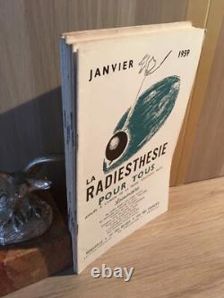 Servranx Radiesthésie pour tous 1959 complète 12 no Radionique ondes de forme