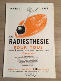 Servranx Radiesthésie pour tous 1959 complète 12 no Radionique ondes de forme