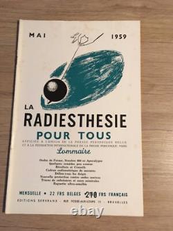 Servranx Radiesthésie pour tous 1959 complète 12 no Radionique ondes de forme