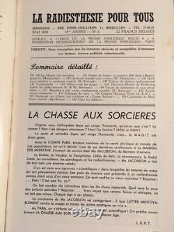 Servranx Radiesthésie pour tous 1959 complète 12 no Radionique ondes de forme
