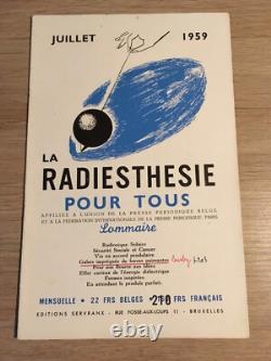 Servranx Radiesthésie pour tous 1959 complète 12 no Radionique ondes de forme