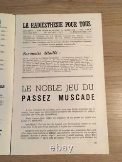 Servranx Radiesthésie pour tous 1959 complète 12 no Radionique ondes de forme
