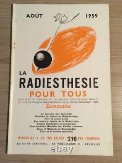 Servranx Radiesthésie pour tous 1959 complète 12 no Radionique ondes de forme