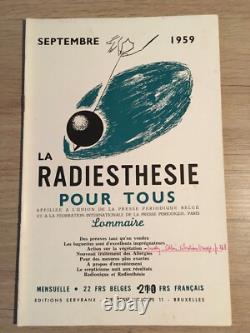Servranx Radiesthésie pour tous 1959 complète 12 no Radionique ondes de forme