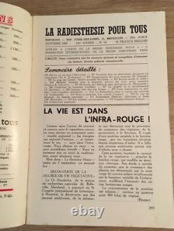 Servranx Radiesthésie pour tous 1959 complète 12 no Radionique ondes de forme