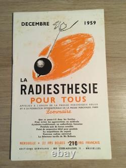 Servranx Radiesthésie pour tous 1959 complète 12 no Radionique ondes de forme