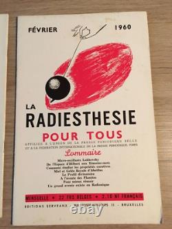 Servranx Radiesthésie pour tous 1960 complète 12 no Radionique ondes de forme