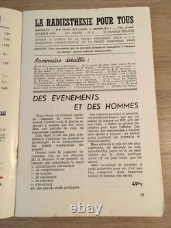 Servranx Radiesthésie pour tous 1960 complète 12 no Radionique ondes de forme